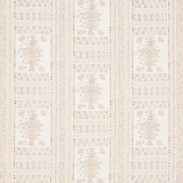 Schumacher Maracena Jacquard Fabric in Natural For Sale