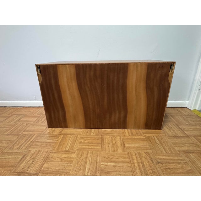 Wood 1960s Danish Mid-Century Modern Teak Sliding Door Cabinet by Hg Furniture, Denmark For Sale - Image 7 of 10