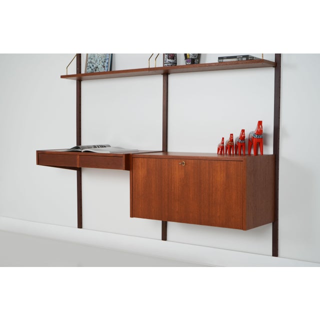 1960s Danish PS System Bookcase in Teak by Preben Sorensen for Randers Møbelfabrik, 1960s For Sale - Image 5 of 18
