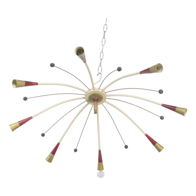 Vintage French Ceiling Lamp, 1950s For Sale