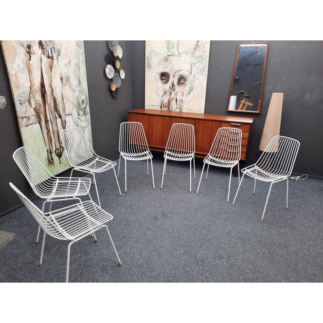 Vintage Metal Garden Chair, 1950s For Sale - Image 4 of 14