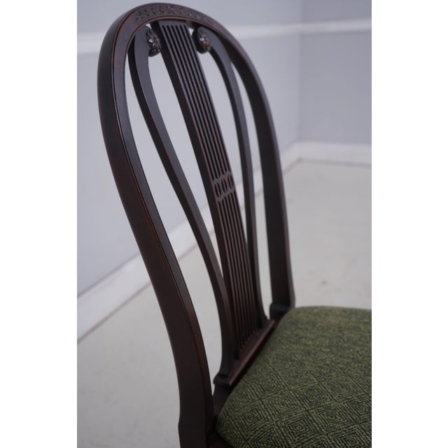 Brown Vintage Mahogany Balloon Back Sheraton Side Chair For Sale - Image 8 of 18