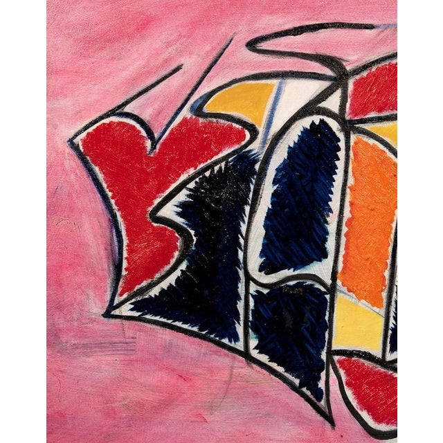 Pink is an original artwork realized by Giorgio Lo Fermo (b. 1947) in 2015. Oil on canvas. Hand signed and dated by the...