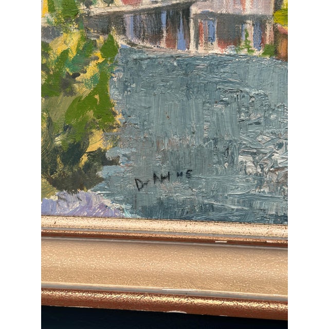 Waterfall, 1960s, Oil Painting on Canvas, Framed For Sale - Image 8 of 13