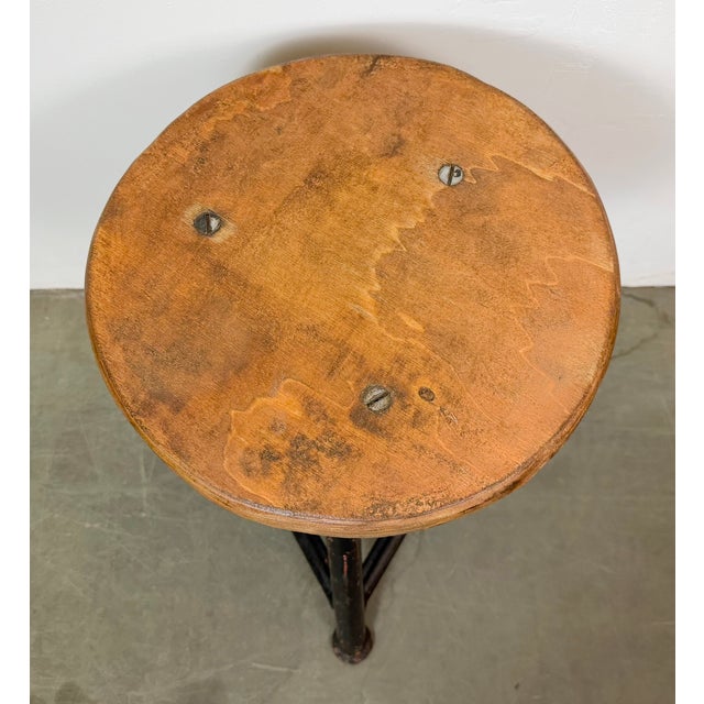 Industrial Workshop Swivel Stool, 1960s For Sale - Image 13 of 17