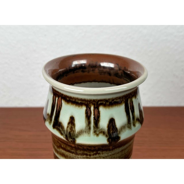 Ceramic Mid-Century Modern Danish Studio Pottery Vase by Svend Aage Jensen for Søholm, 1960s For Sale - Image 7 of 12
