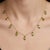 Contemporary Natural Peridot Station Necklace – Marquise Cut Gemstone Necklace For Sale - Image 3 of 5