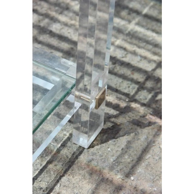 Large Methacrylate & Brass Wall Unit from Fabian, 1970s For Sale - Image 16 of 18