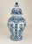 Blue Vintage Dutch Oud Delft Blue and White Vase With Lid For Sale - Image 8 of 13