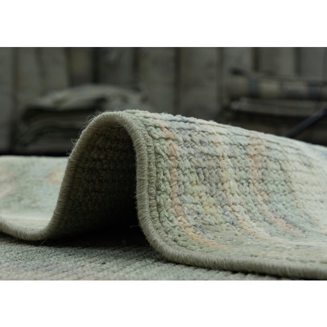 Green Turkish Oushak Rug 5' x 7' #17957 For Sale - Image 8 of 8