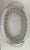 White French Shabby Chic Woven Wicker White Glazed Earthenware Basket For Sale - Image 8 of 11