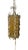 1970s Vintage Hollywood Regency Amber Glass Plug-in Swag Lantern For Sale - Image 5 of 6