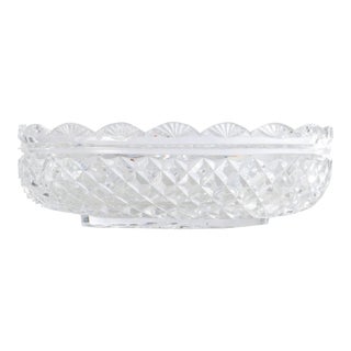1980s Oval Waterford Bowl For Sale