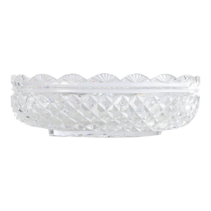 1980s Oval Waterford Bowl