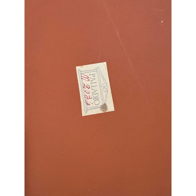 C. 1950s Palladio Italian Gilded Wall Mirror and Marble Top Console For Sale In Boston - Image 6 of 6