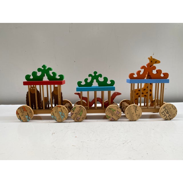 1970s Hand Made Circus Train Toy | Chairish