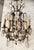 Louis XV Style Cage Chandelier with Pendants and Teardrop Pendant For Sale - Image 5 of 10