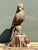 Wood Vintage Hand Carved Eagle Statue For Sale - Image 7 of 12