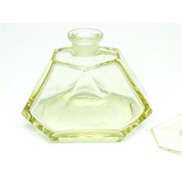 Glass Art Deco Carafe from Moser, Czechoslovakia, 1930s For Sale - Image 7 of 8
