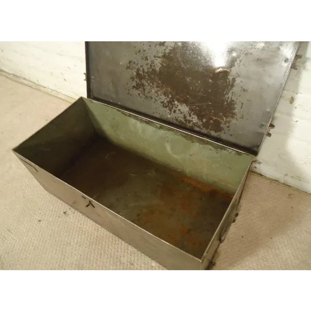 Heavy Duty Metal Trunk For Sale - Image 4 of 7