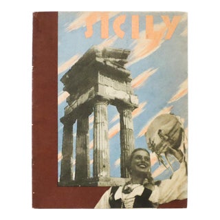 1938 Italian Travel and Tourism Pamphlet, Sicily For Sale
