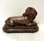 Figurative Silver Gilded Reclining Lion Sculpture For Sale - Image 3 of 7