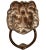 Bronze Antique English Bronze Lion Door Knocker For Sale - Image 8 of 10