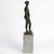 Art Deco Bronze Sculpture on Stone Base, 1930 For Sale - Image 6 of 9