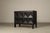 Brutalist Bar Cabinet in Ebonized Oak by Jean Batenburg for MI, Belgium, 1960s For Sale - Image 14 of 17