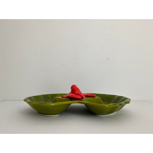 Ceramic Ceramic Lobster Platter, California Pottery, 1970 For Sale - Image 7 of 11