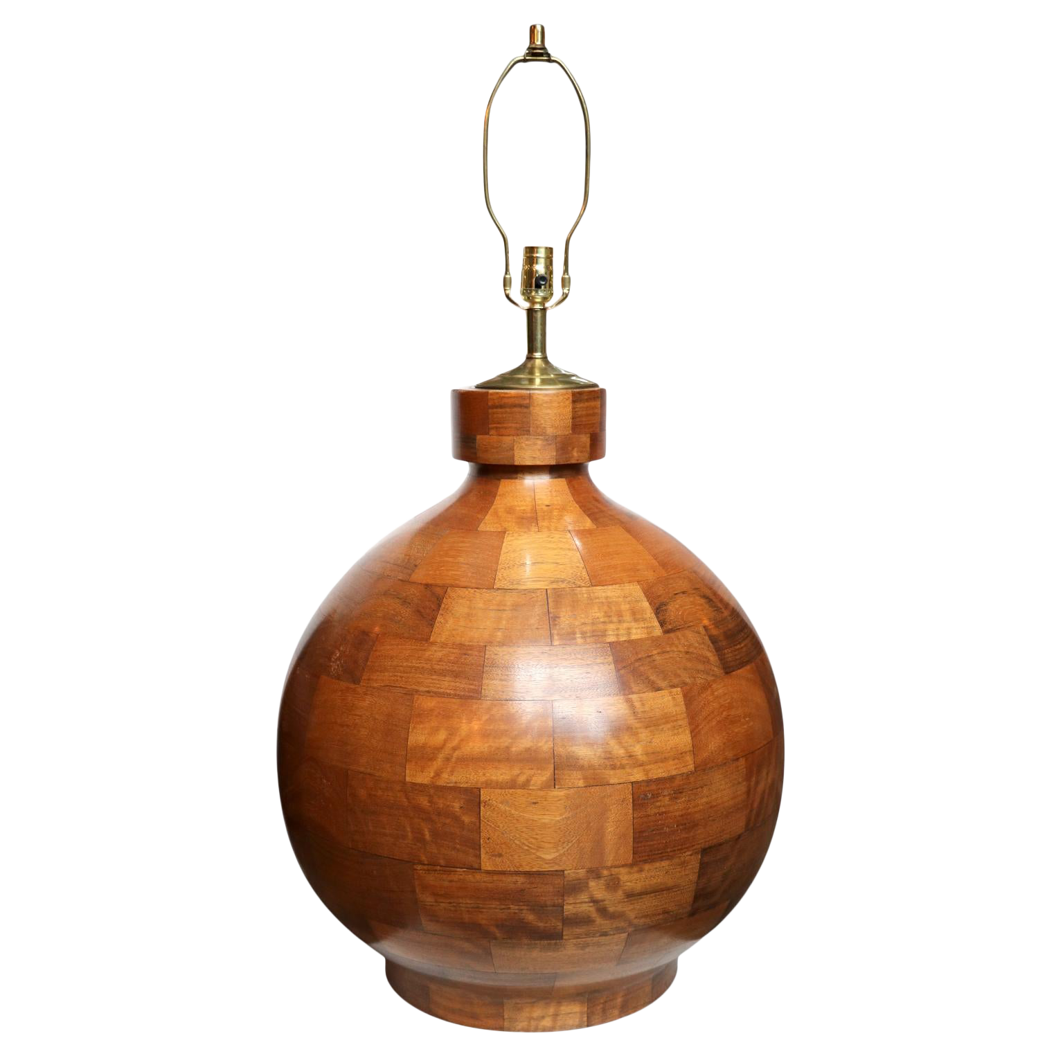 modern wooden lamp