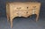 1950's Italian-Made Tasseled French Louis XV Style Distressed Painted Commode For Sale - Image 4 of 14