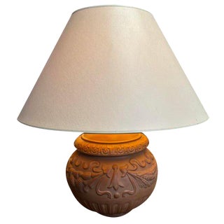 Terracotta Table Lamp For Sale