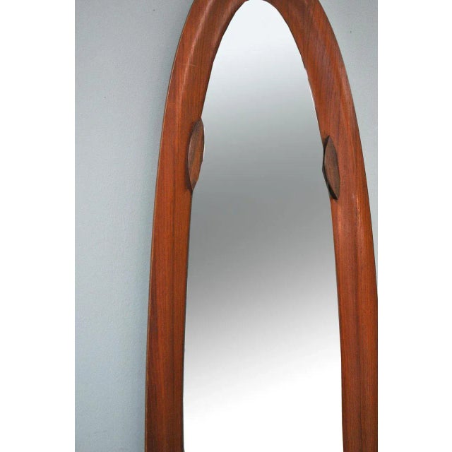 Mid-Century Modern Oval Mirror by Campo e Graffi, 1960s For Sale - Image 3 of 8