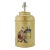 1990s English Chinoiserie Hand-Painted Toleware Tea Caddy Lamps For Sale