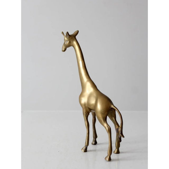 Mid Century Brass Giraffe For Sale - Image 12 of 13