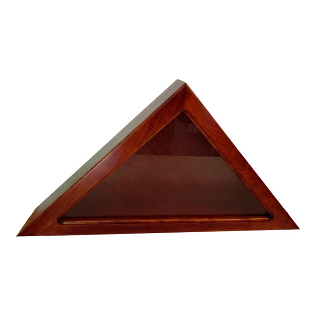 Veteran Funeral Flag Display Case For Sale