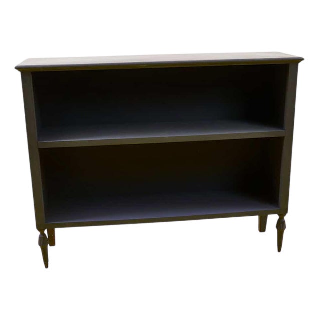 Vintage Black Wooden Sideboard For Sale