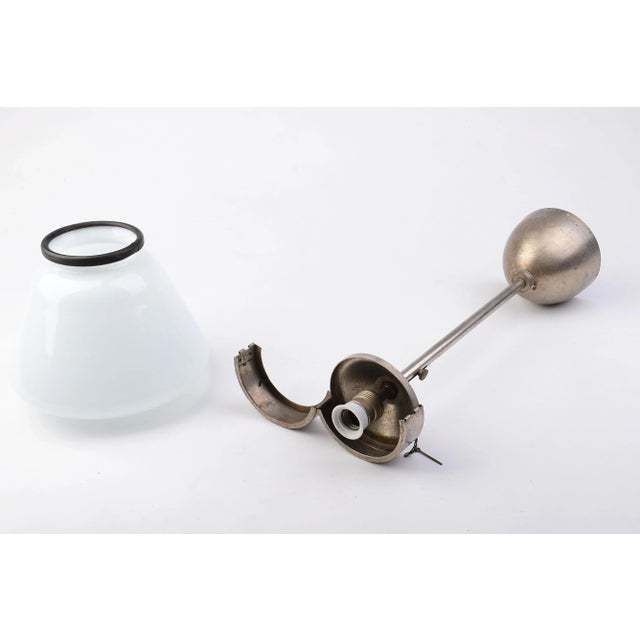 Bauhaus Ceiling Lamp, 1930s, in Very Good conditions. Designed 1920 to 1949 European Plug (up to 250V).The wiring of this...