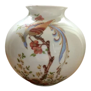 1970s Ak Kaiser Germany Bird of Paradise Vase