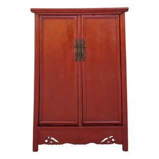 19th Century Red Catalpa Armoire For Sale