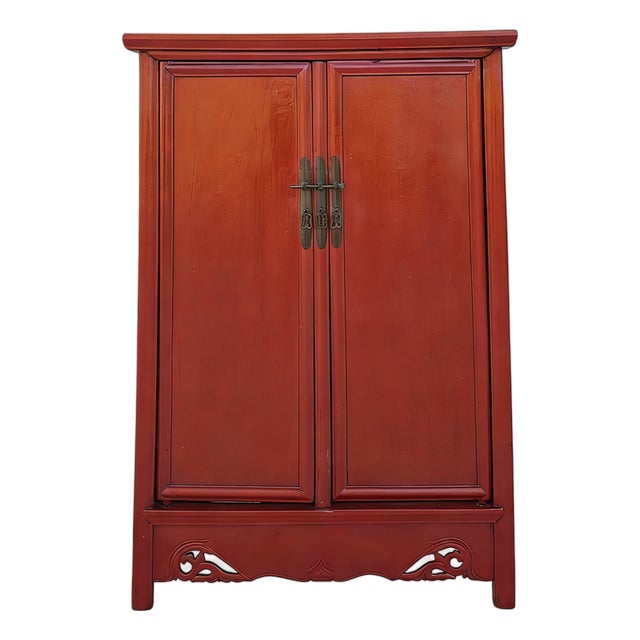19th Century Red Catalpa Armoire For Sale