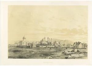 Cemetery of Isfahan, 1840, Litograph on Paper