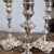 English Set of Four George II Style English Silver Plate Candlesticks, 19th Century For Sale - Image 3 of 12