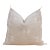 Linen Geometric Band Cactus Silk Moroccan Pillow For Sale