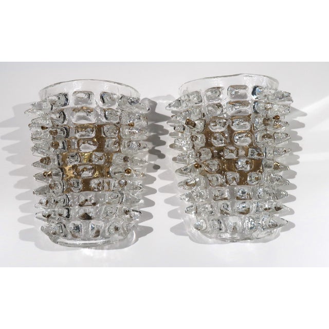 Large Murano Glass Wall Lights, Italy, 1990s For Sale - Image 6 of 7