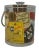 Mid 20th Century Mid 20th Century Small Polychrome Plastic and Chrome Italian Ice Bucket With Liquor Labels Design For Sale - Image 5 of 13