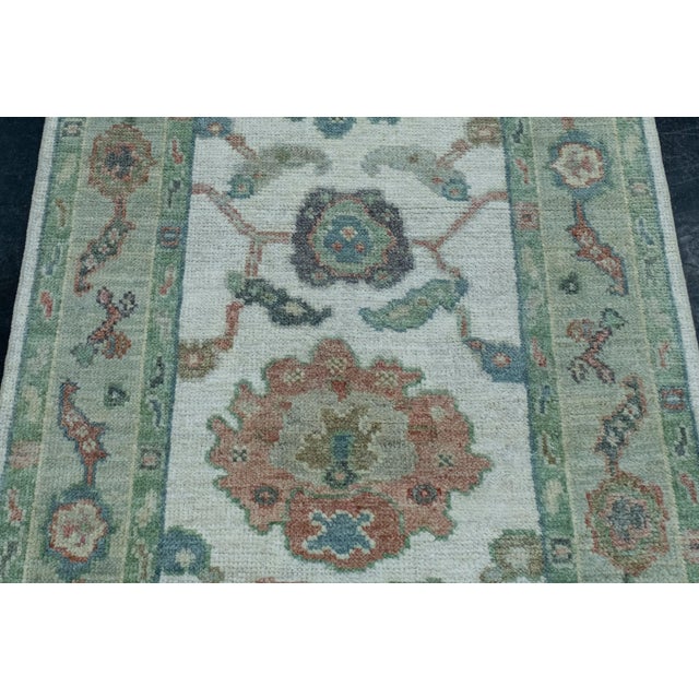 Turkish Turkish Oushak Runner Rug 2'10" x 29'1" #17557 For Sale - Image 3 of 8