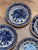 Blue Set of 12 Delft Tin-Glazed Blue and White Plates, 18th Century For Sale - Image 8 of 8