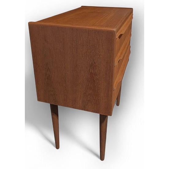 1950s Teak Nightstand For Sale - Image 4 of 5